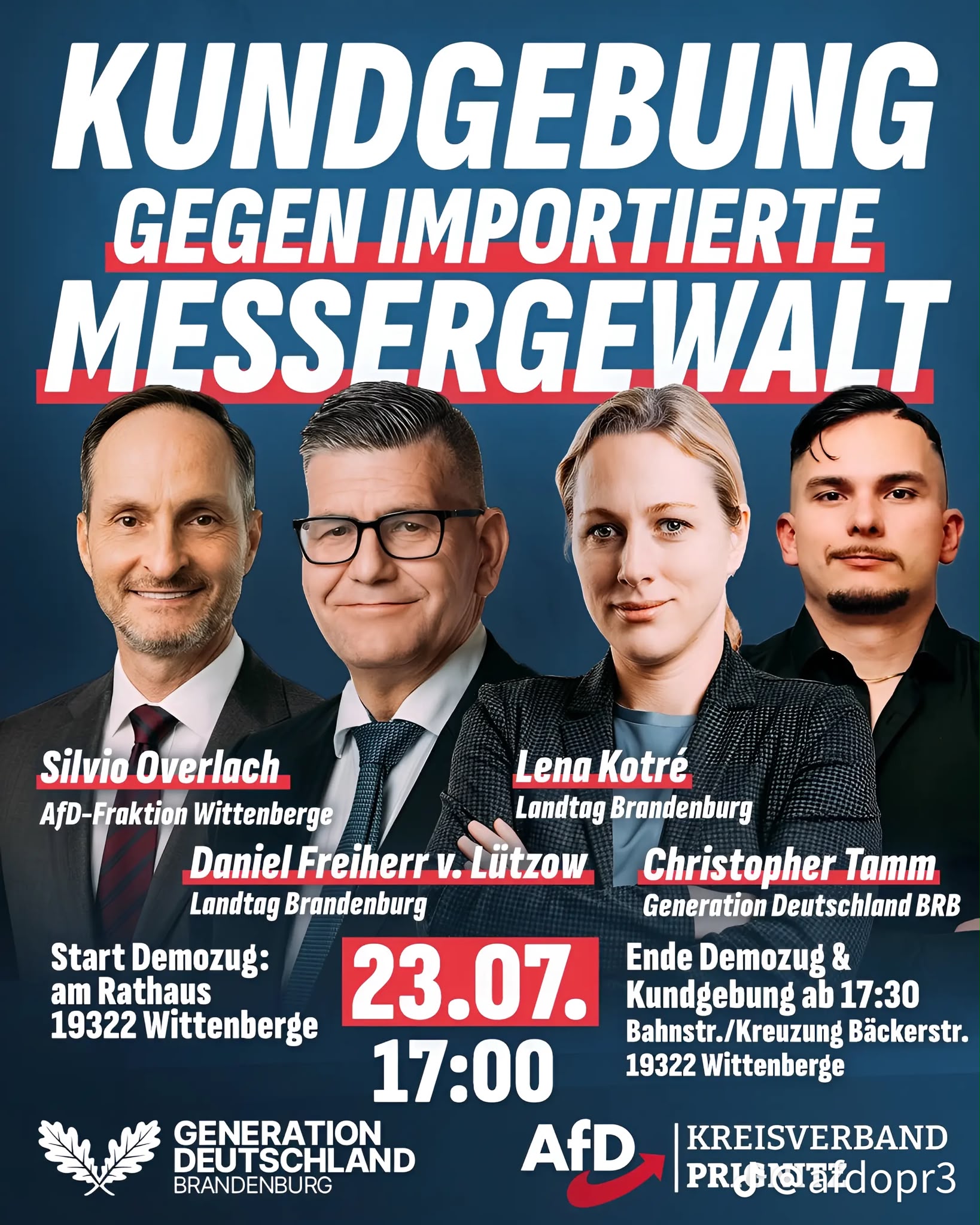 Demo Wittenberge23 07 26